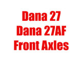 1961-1971 IHC Scout Dana 27 & 27AF Front Axle